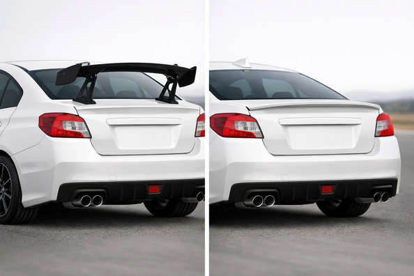 Wing or spoiler: what to choose for a daily driver