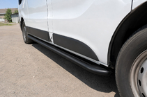 Fiat Talento 2016- Premium Side Steps (2 pcs, stainless steel) Black photo 1