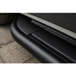 Premium Side Steps (2 pcs, stainless steel) Black Fiat Talento 2016- photo 2
