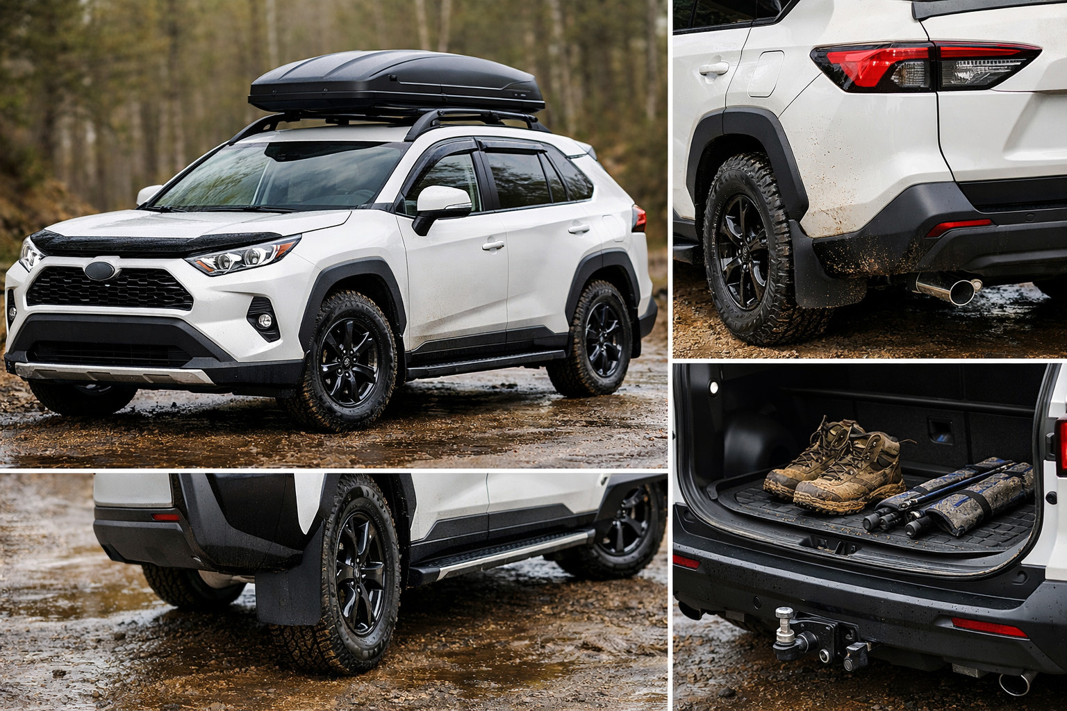 Practical Toyota RAV4 2019+ upgrade for rain, mud and highway driving