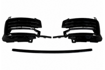 Range Rover IV L405 2013-2021 Front bumper lip spoiler kit SVA Black (2018-2021, 3 pcs) photo 9
