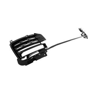 Front bumper lip spoiler kit SVA Black (2018-2021, 3 pcs) photo 3