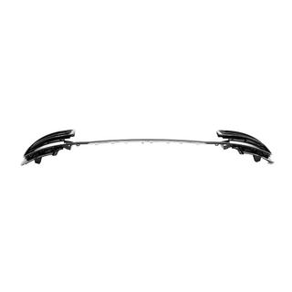Front bumper lip spoiler kit SVA Black (2018-2021, 3 pcs) photo 4