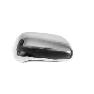 Right side mirror cover (1 pc, stainless steel) Toyota Land Cruiser Prado 120 2002-2009
