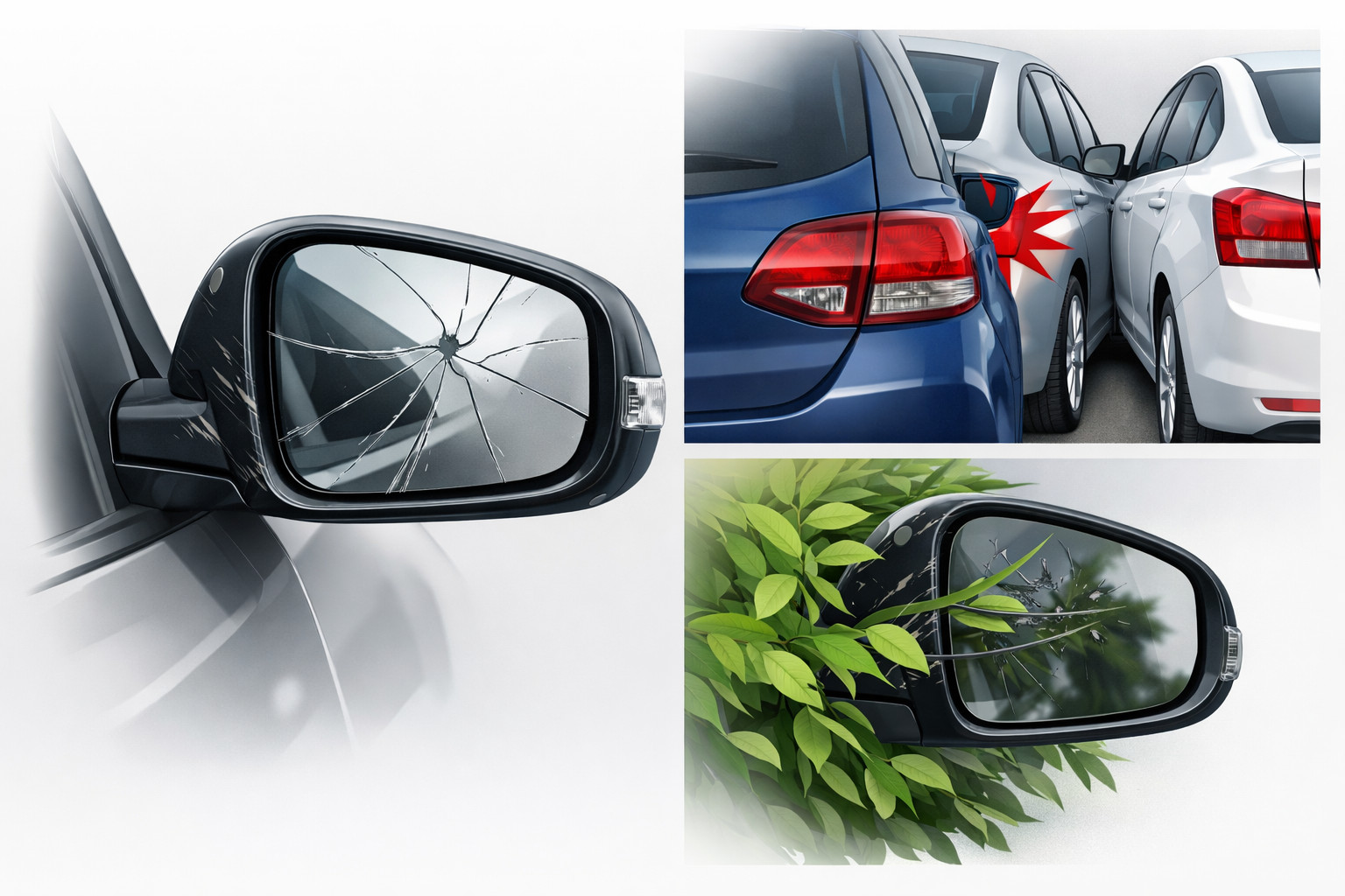 What to do if mirrors get damaged fast from tight parking and bushes
