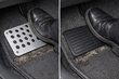 Aluminum or rubber heel pad: which protects floor mats better? photo 1
