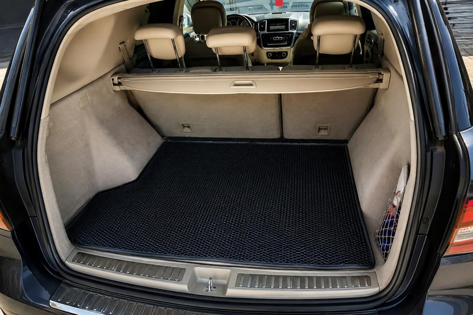 Mercedes GLE/ML class W166 2011-2018 Trunk Mat (EVA, Black) Image