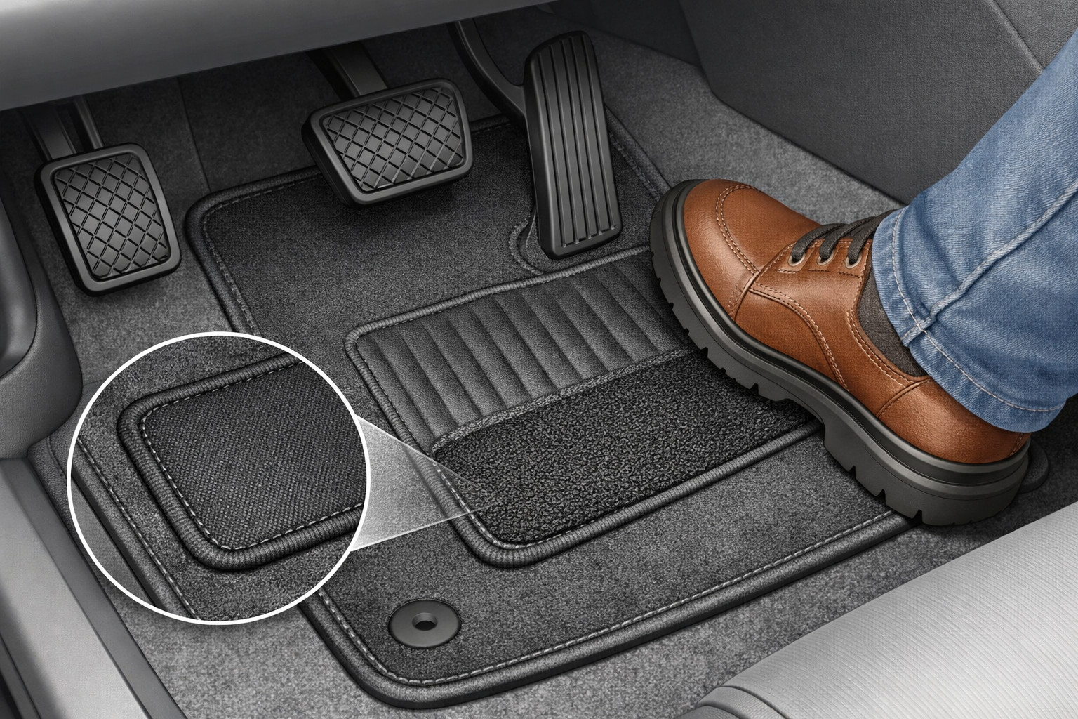 How to extend your driver’s floor mat life when shoes wear the corner by the pedals