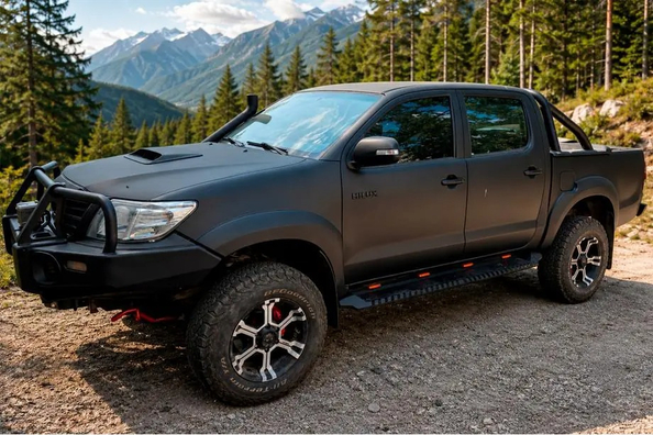Preparing Toyota Hilux for off-road: installing the Dakar kit Photo 1