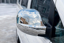 Mercedes Vito W639 2004-2014 Right side mirror cover (2004-2010, stainless steel) photo 1