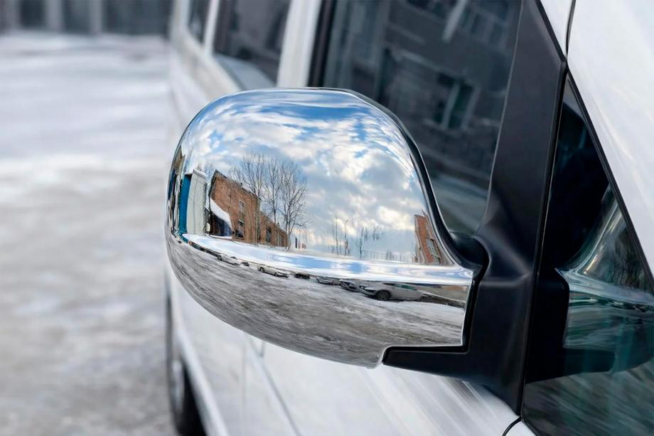 Mercedes Vito W639 2004-2014 Right side mirror cover (2004-2010, stainless steel) Image