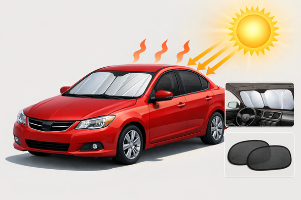 How to choose sun shades if your car often sits in direct sun Photo 1