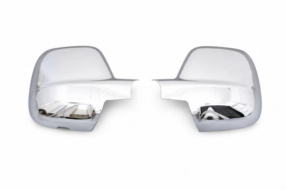 Citroen Berlingo 2008-2018 Mirror Covers (2 pcs, Stainless Steel) OmsaLine - Italian Stainless Steel Photo 1