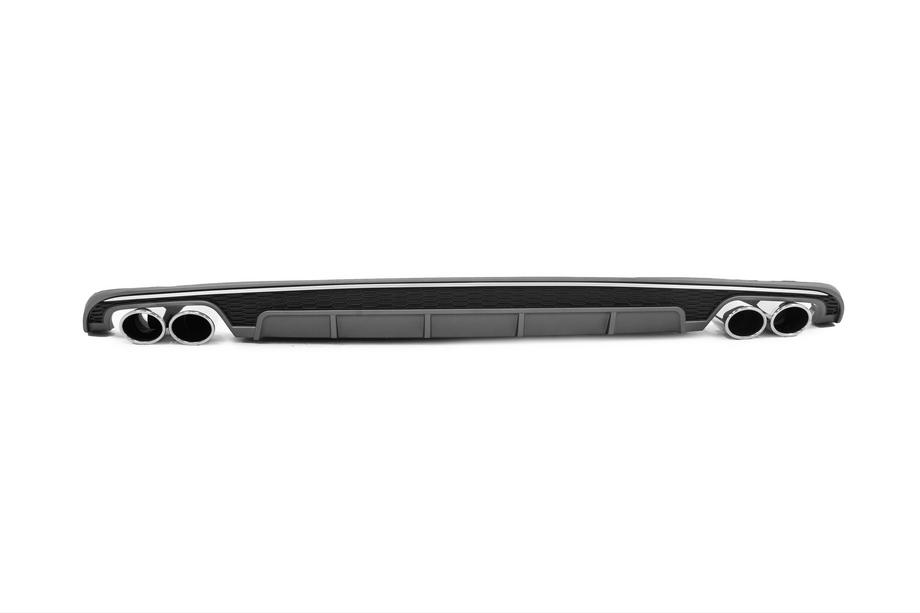Audi A6 C7 2011-2017 Rear diffuser with exhaust tips S-Style (for S / S-Line 2014-2017) Image