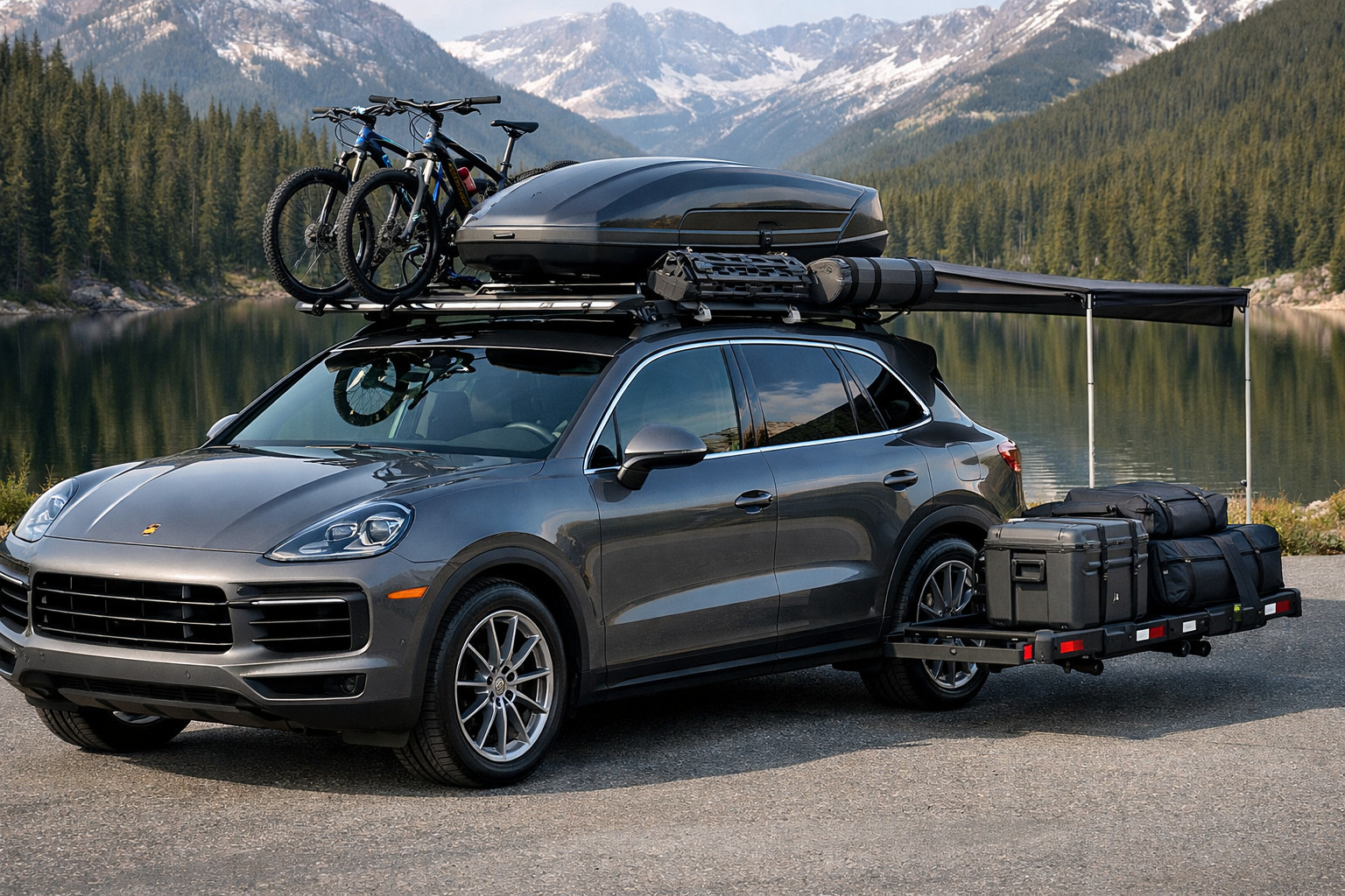 What to fit on a Porsche Cayenne 2018+ for roof and travel
