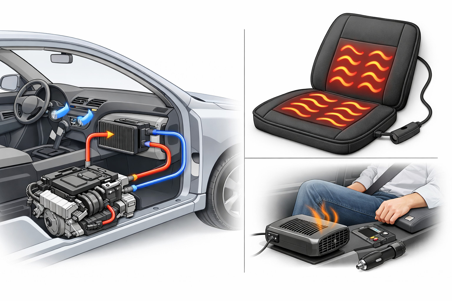What to do if the cabin is cold and there’s no seat heating