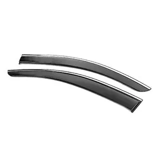 Window Deflectors with Chrome Trim Niken Luxury (2 pcs) photo 3