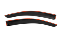Citroen Nemo 2007-2017 Window Deflectors with Chrome Trim Niken Luxury (2 pcs) photo 4