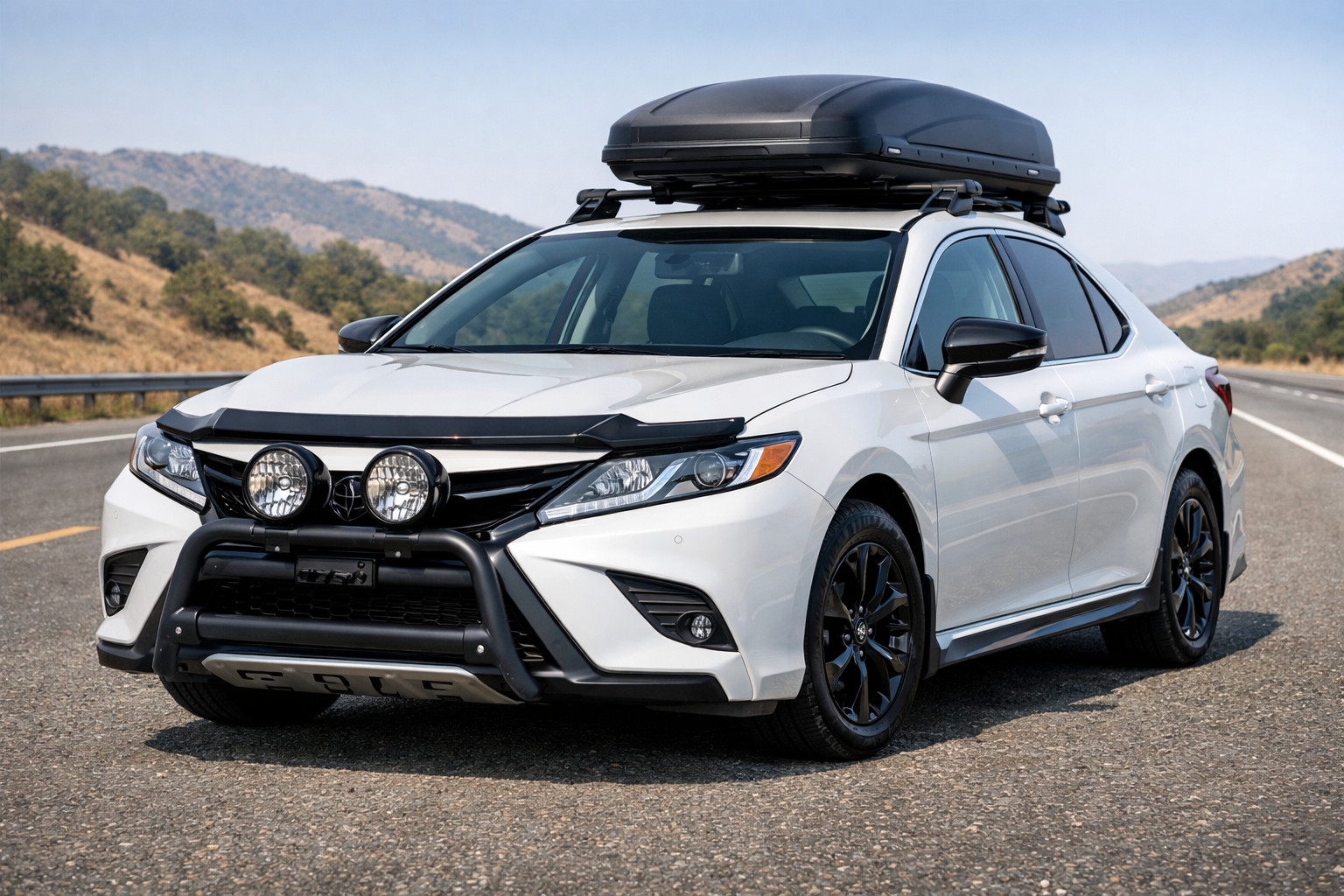 What to fit on Toyota Camry 2017–2023 for highway and front protection