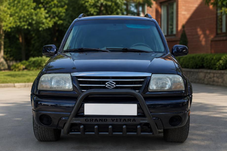 Suzuki Vitara 1998-2006 Bull Bar WT004 (Stainless Steel) Black Image