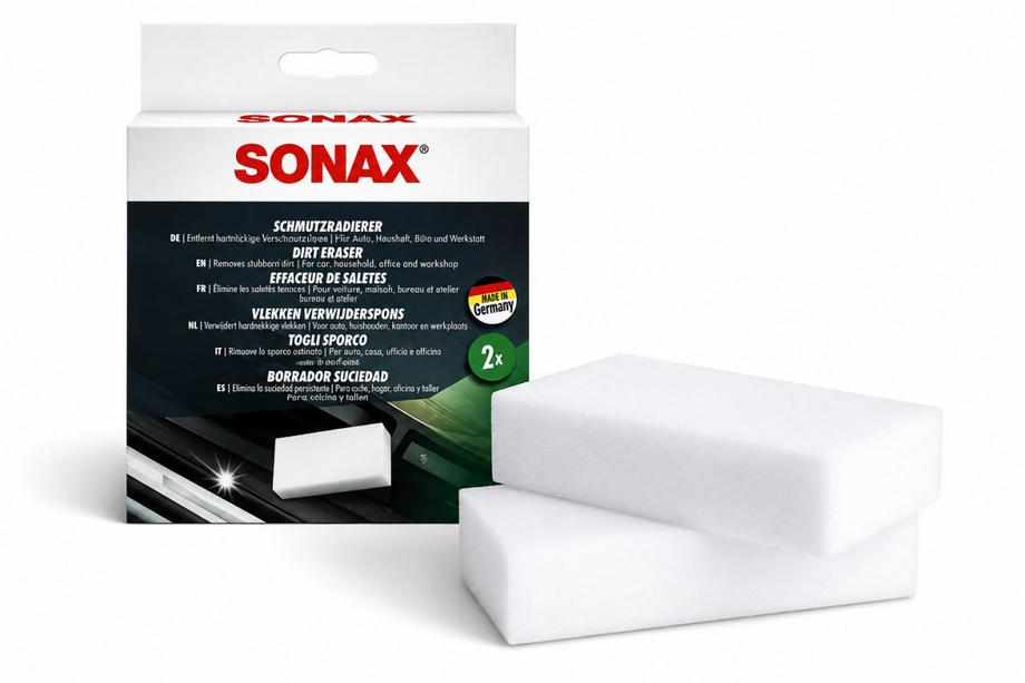 Melamine cleaning sponge set for dirty surfaces 2 pcs Sonax Photo 1