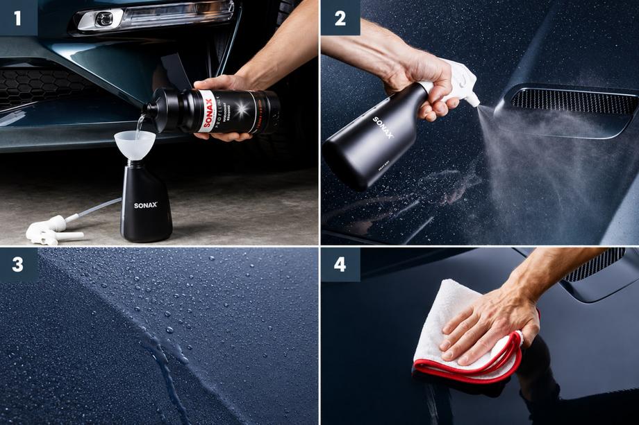 Sonax PROFILINE Waterspot Remover professional paintwork cleaner for limescale spots 1 L Photo 2
