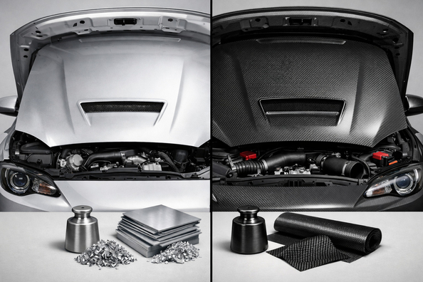 Aluminum vs carbon hood: which is better for replacement and tuning?