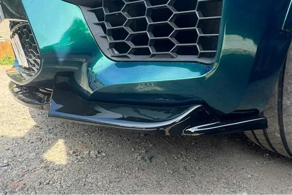 BMW X5 F15 tuning: mirror caps, spoiler and front lip Photo 9