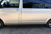 Volkswagen T5 Caravelle 2004-2010 Side steps Premium Black (2 pcs, stainless steel) photo 3