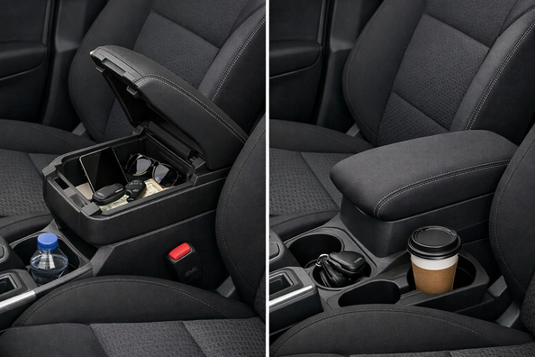 Armrest with storage box or without: what’s better for daily drives