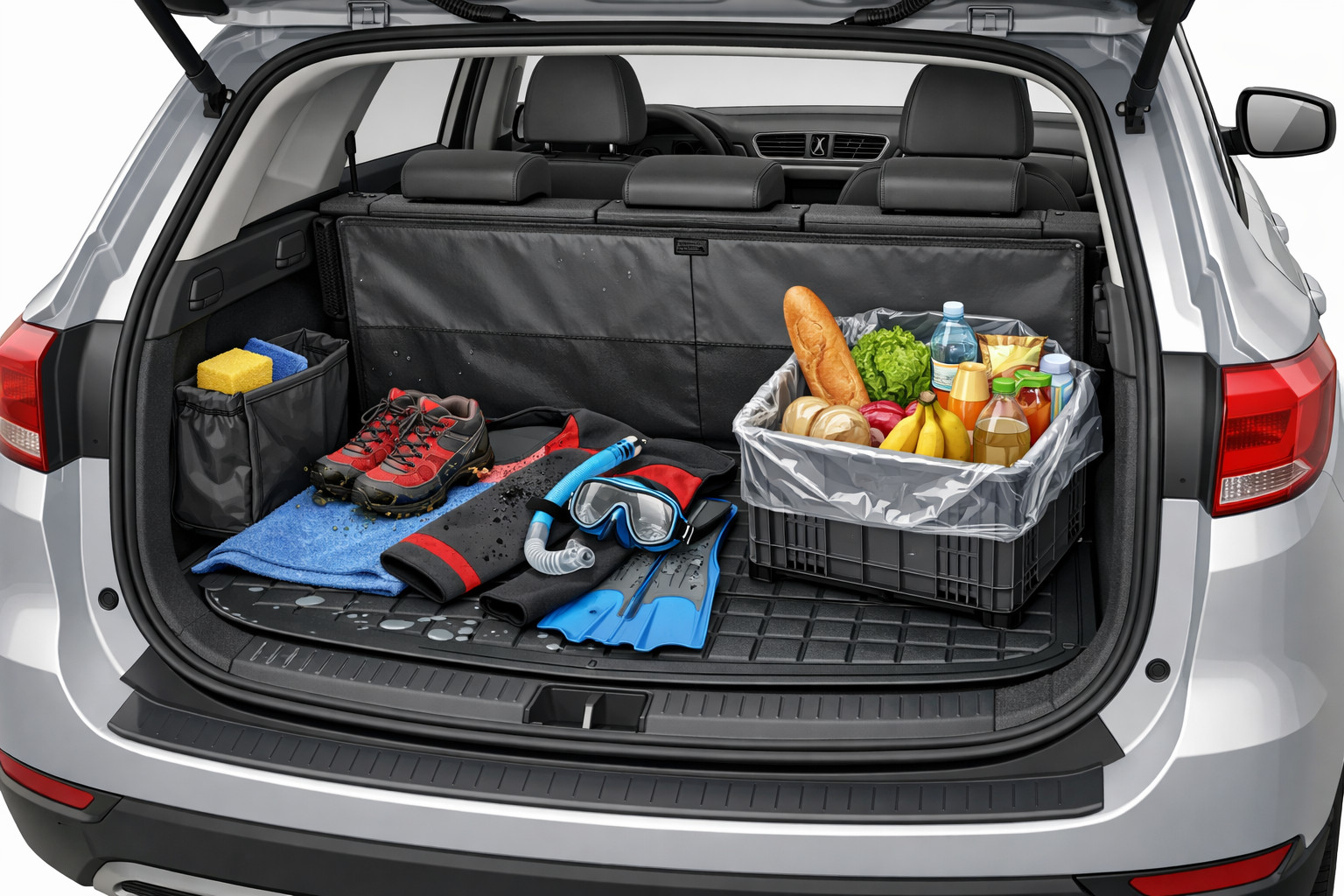 How to protect your trunk when carrying wet gear or groceries