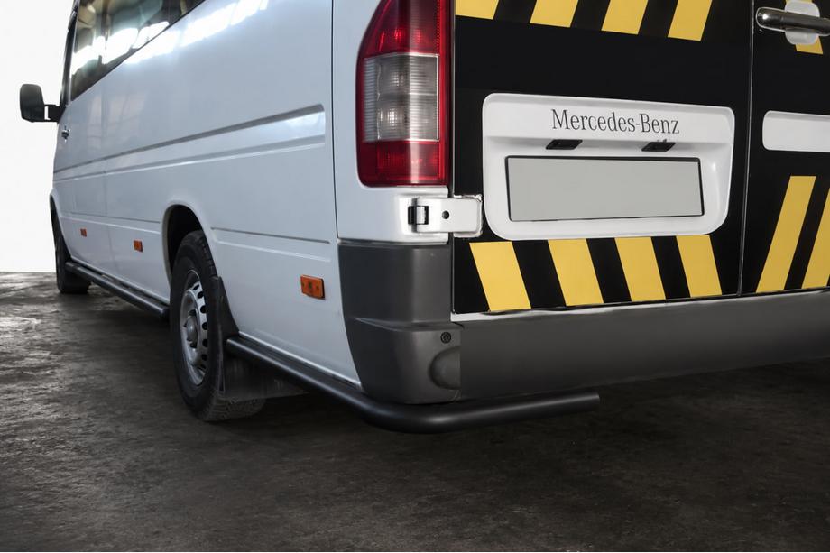 Volkswagen LT 1995-2006 AK-SO Black rear corner pieces (stainless steel) Medium Wheelbase Image
