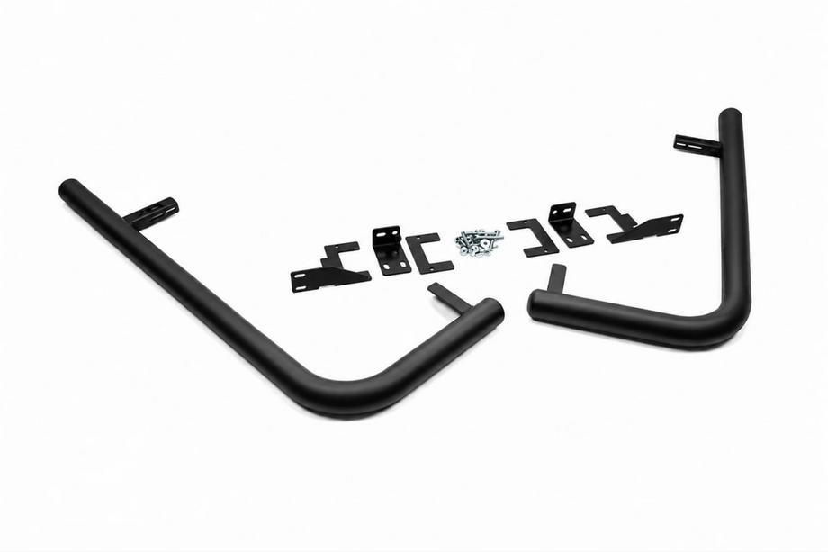 Volkswagen LT 1995-2006 AK-SO Black rear corner pieces (stainless steel) Long Wheelbase Photo 4
