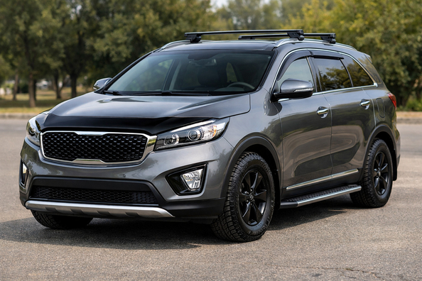 Starter upgrade: Kia Sorento III UM 2014-2020 for daily driving and light hood protection Photo 1