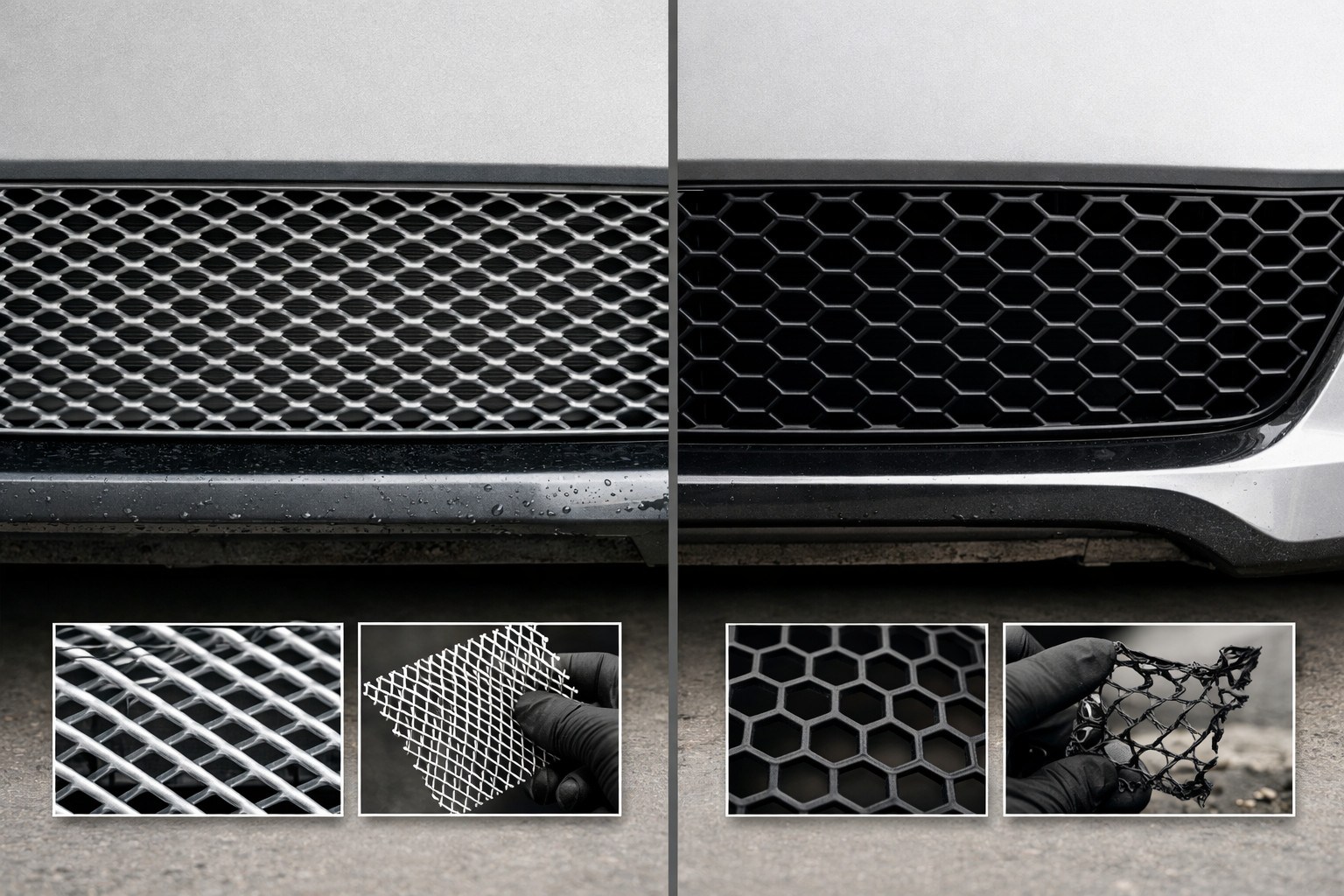 Aluminum vs plastic grille mesh: what’s best for daily driving