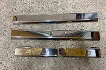 Chevrolet Aveo T250 2005-2011 Clearance: Inner door sill trims Carmos V1 (4 pcs, stainless steel) photo 2