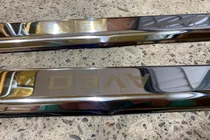 Chevrolet Aveo T250 2005-2011 Clearance: Inner door sill trims Carmos V1 (4 pcs, stainless steel) photo 3