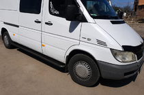 Volkswagen LT 1995-2006 Side steps Premium Black (2 pcs, stainless steel) Long wheelbase, Ø60 photo 2