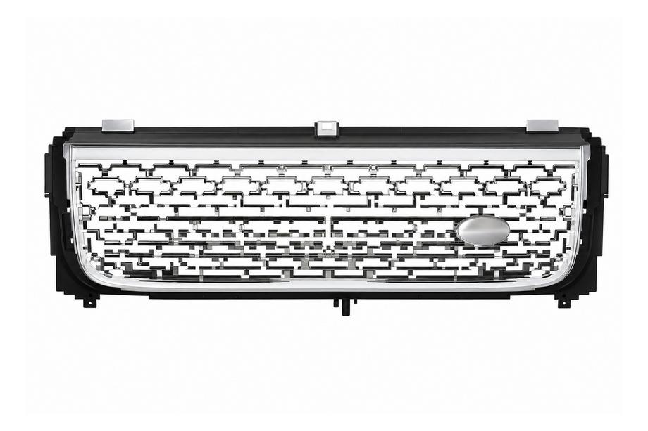 Range Rover III L322 2002-2012 Silver radiator grille (2002-2004) Image