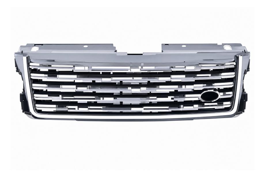 Range Rover IV L405 2013-2021 Black radiator grille with silver trims (facelift 2013→2023) Photo 1