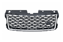 Range Rover IV L405 2013-2021 SVO black radiator grille with silver stripes (2013) photo 1