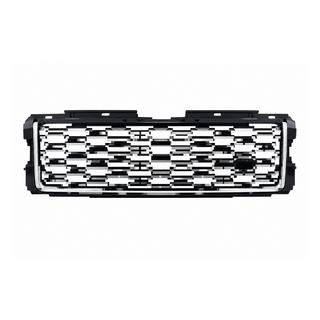 Black radiator grille with silver trim strips (facelift 2013→2018)
