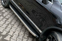 Volkswagen Touareg 2010-2018 Side Steps BlackLine (2 pcs, Aluminum) photo 3