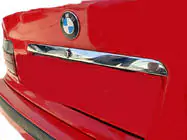 BMW 3 Series E36 1990-2000 Chrome trim above license plate (stainless steel) photo 1