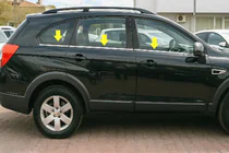 Chevrolet Captiva 2006-2019 Window Lower Trim Stainless Steel (6 pcs) photo 1