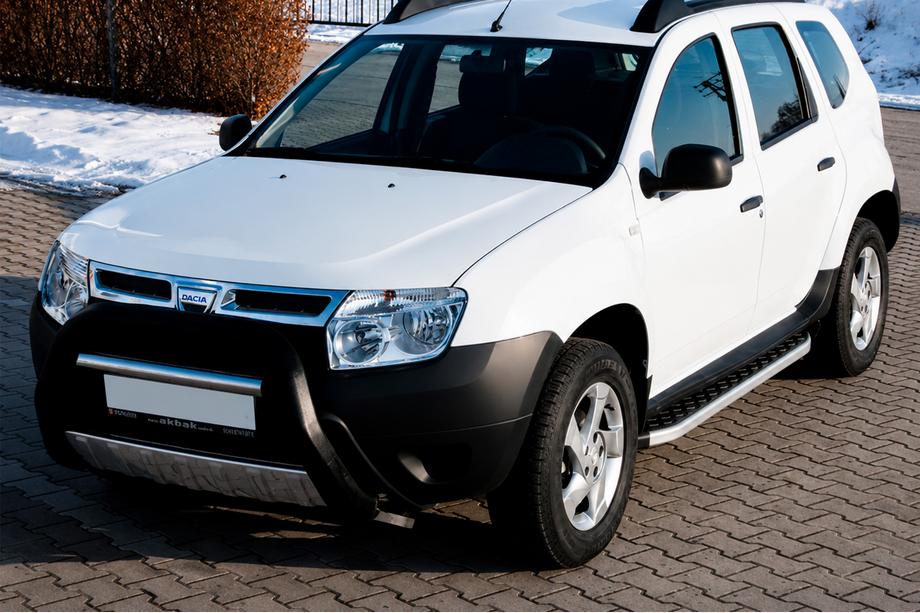 Dacia Duster 2008-2018 Side Steps BlackLine (2 pcs, Aluminum) Image