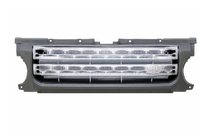 Land Rover Discovery III 2004–2009 Radiator grille – grey frame / silver mesh photo 1