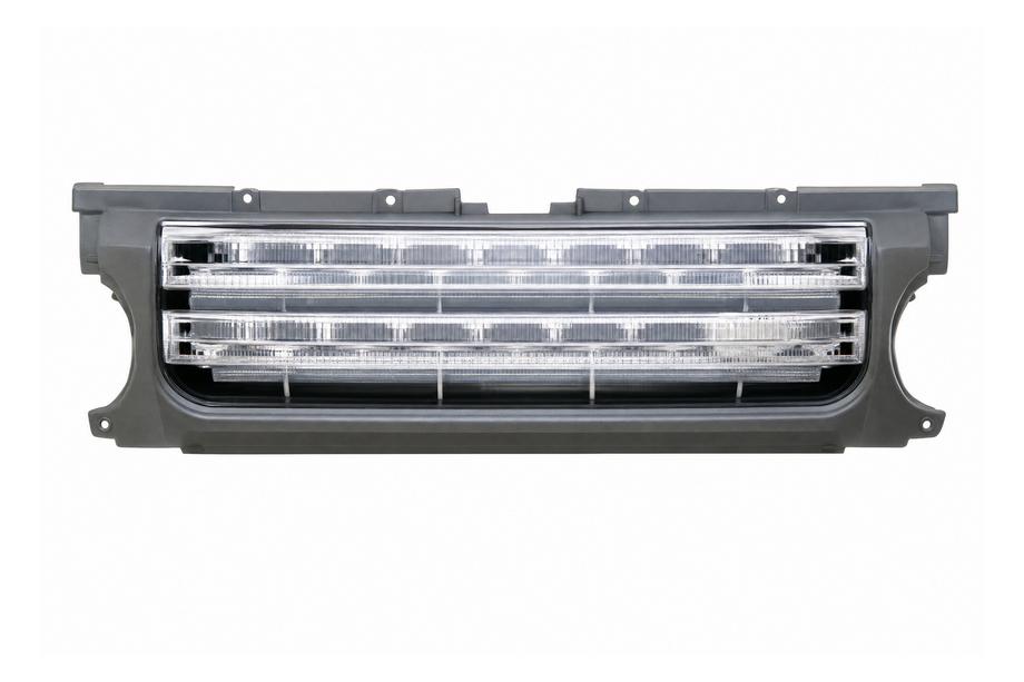 Land Rover Discovery IV 2009-2017 Radiator grille – grey frame / silver mesh Image