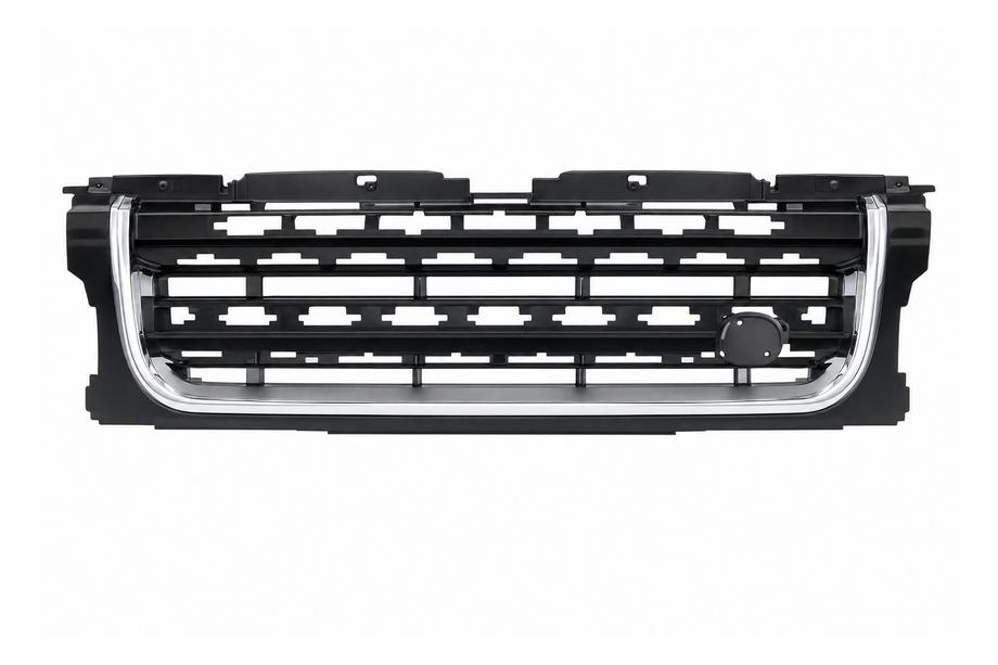 Land Rover Discovery IV 2009-2017 Radiator grille full black / silver trim strip (2014) Image