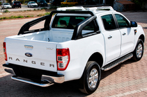 Ford Ranger 2011–2022 Side Steps BlackLine (2 pcs, Aluminum) photo 1
